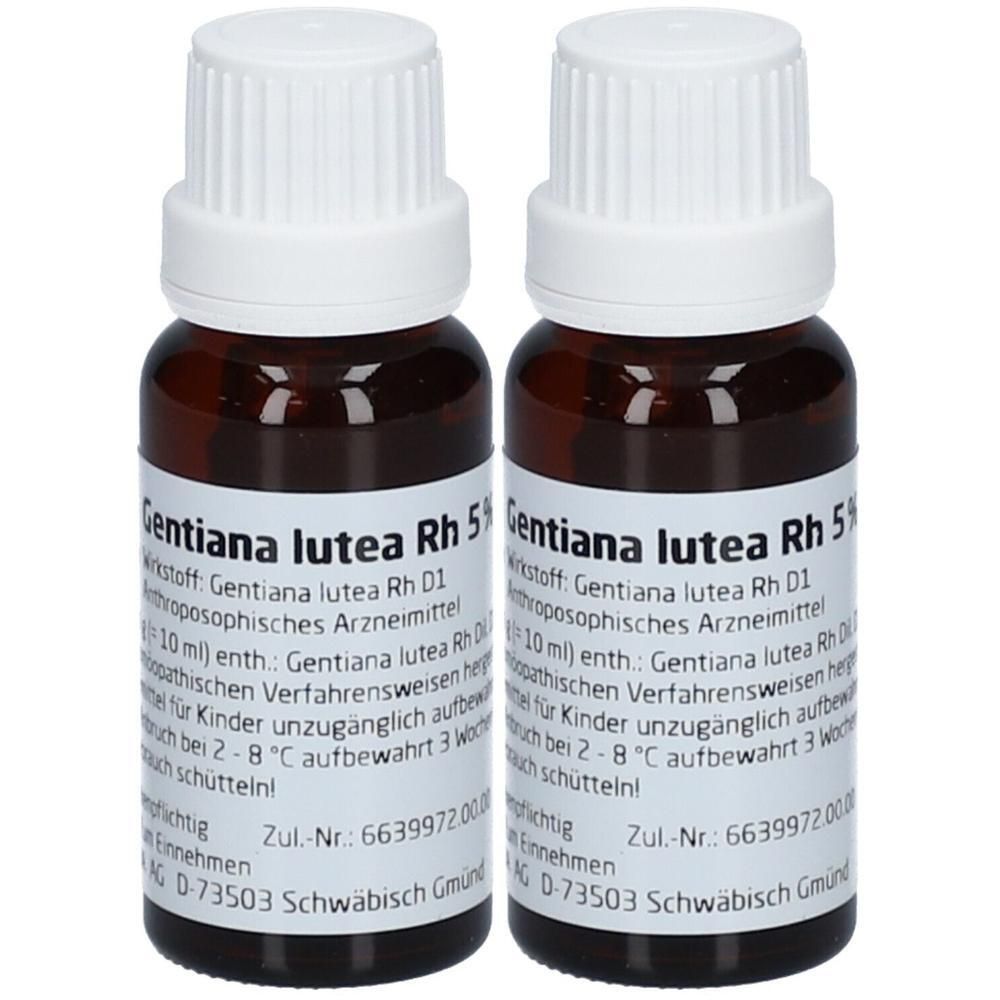 Gentiana Lutea RH Presssaft 5% Mischung 2x 2x20 ml