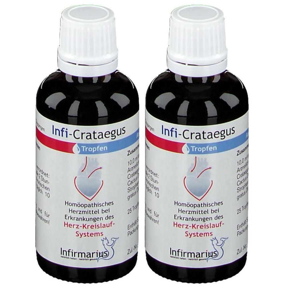 Infi Crataegus Tropfen 2x 2x50 ml