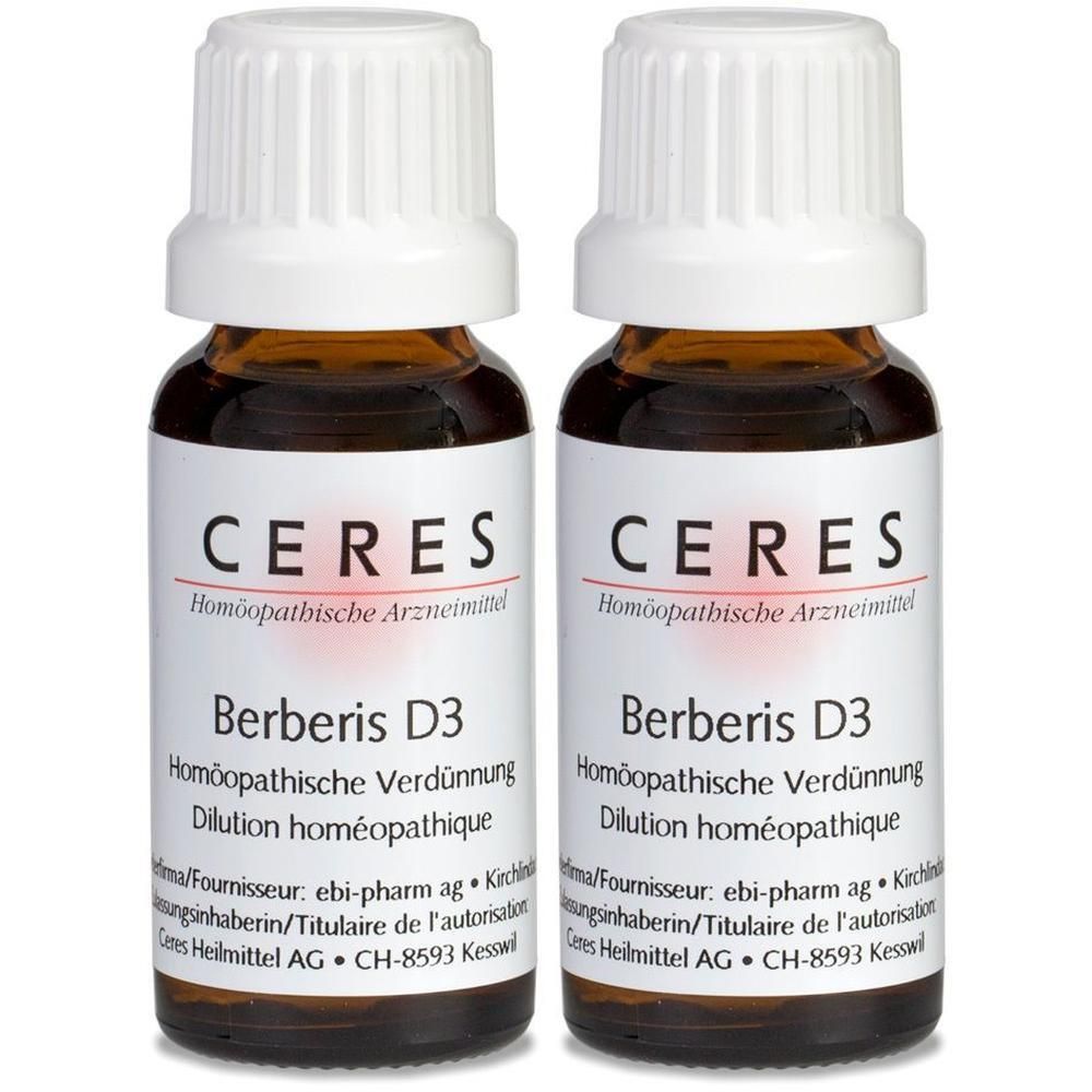 Ceres Berberis D 3 Dilution 2x 2x20 ml