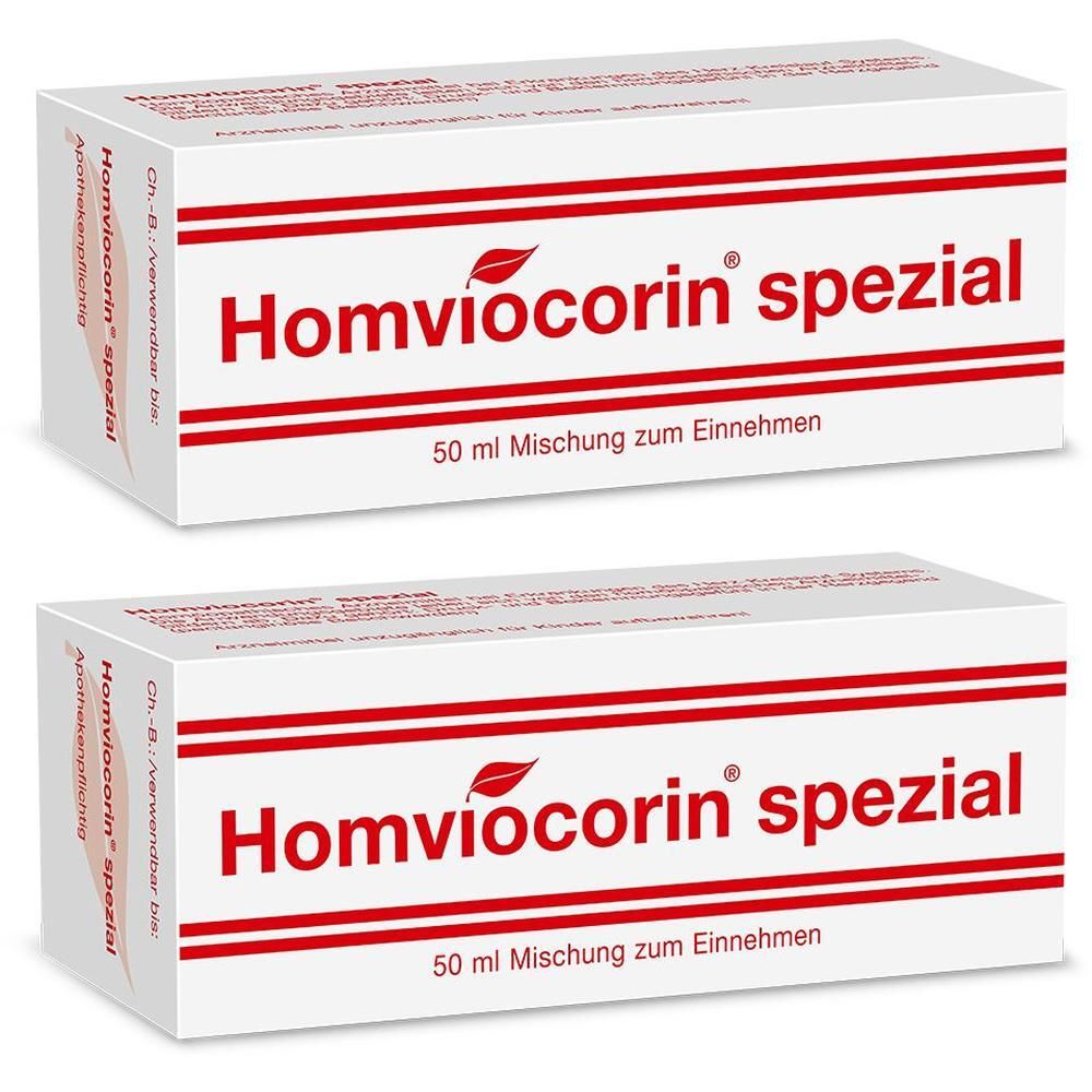 Homviocorin Spezial Tropfen zum Einnehmen 2x 2x50 ml