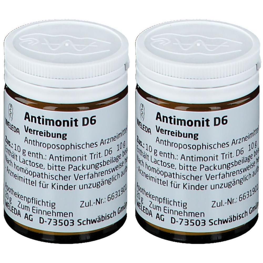Antimonit D 6 Trituration 2x 2x20 g