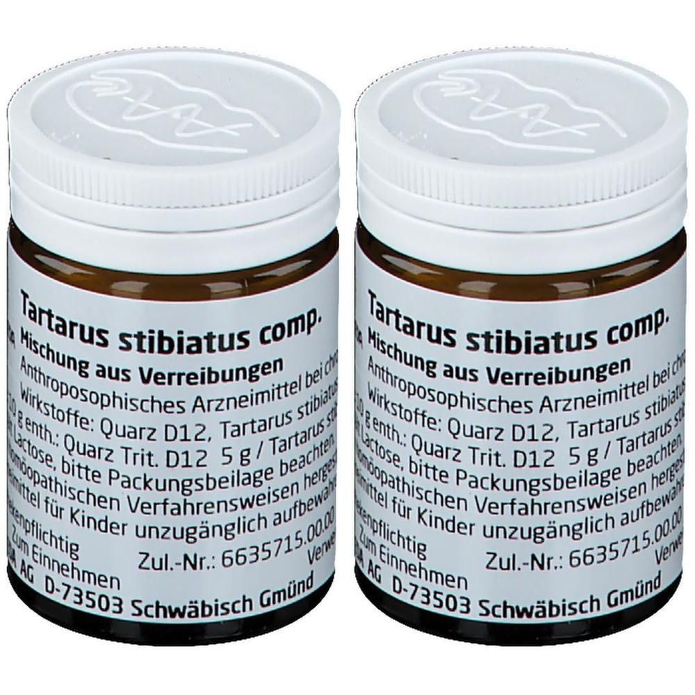 Tartarus Stibiatus COMP.Trituration 2x 2x20 g Trituration