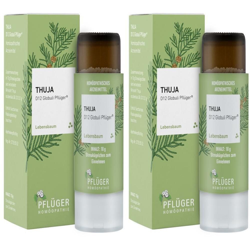 Thuja D 12 Globuli Pflüger Dosierspender 2x 2x10 g