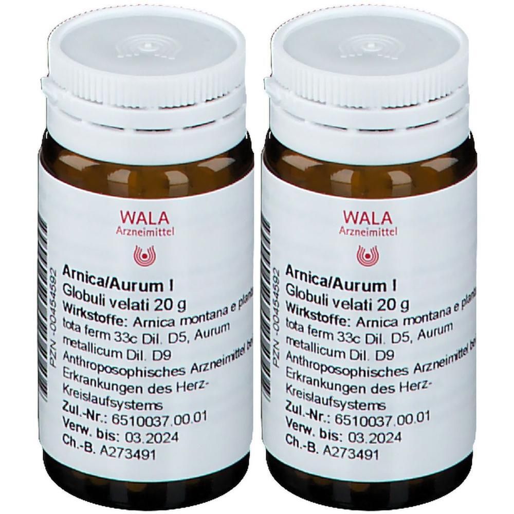 Arnica/Aurum I Globuli 2x 2x20 g