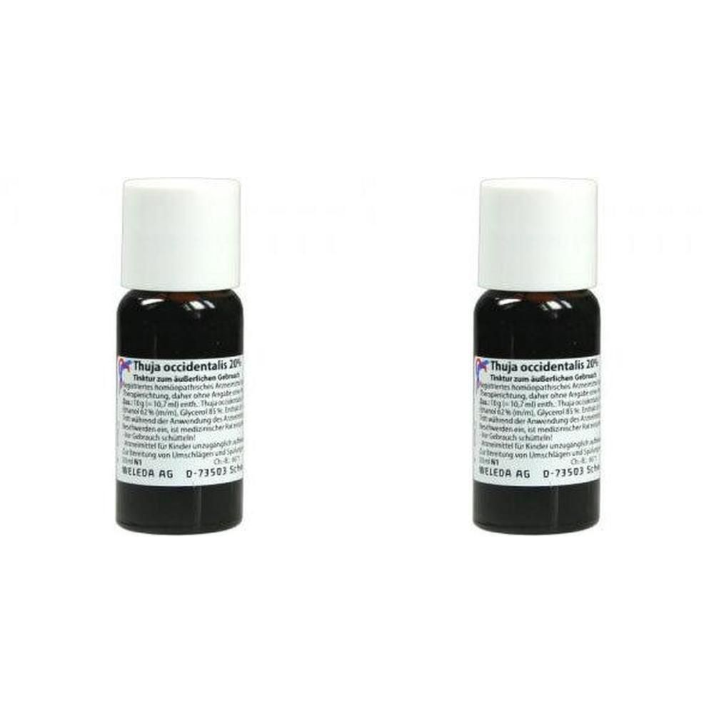 Thuja Occidentalis 20% äußerlich Tinktur 2x 2x50 ml