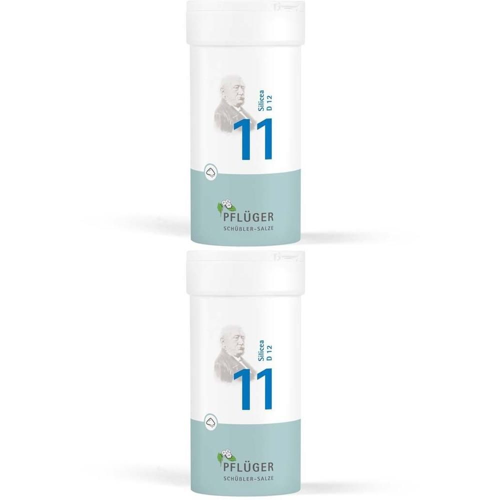 Biochemie Pflüger 11 Silicea D 12 Pulver 2x 2x100 g