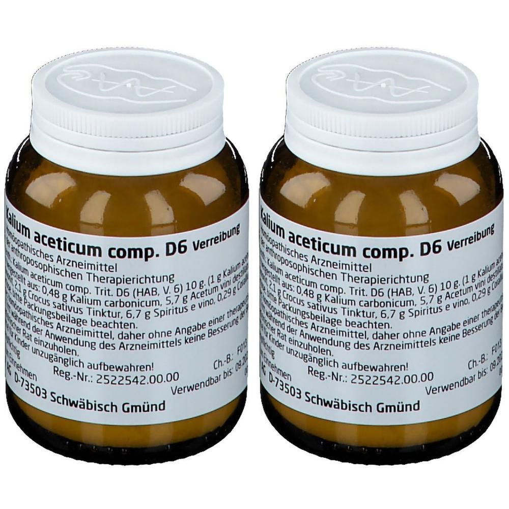 Kalium Aceticum Comp.d 6 Trituration 2x 2x50 g