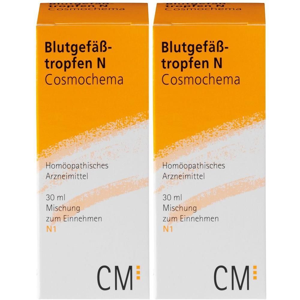 Blutgefässtropfen N Cosmochema 2x 2x30 ml Tropfen