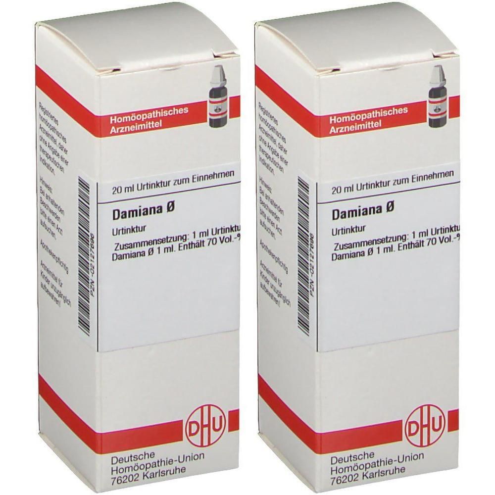 Damiana Urtinktur D 1 2x 2x20 ml Dilution