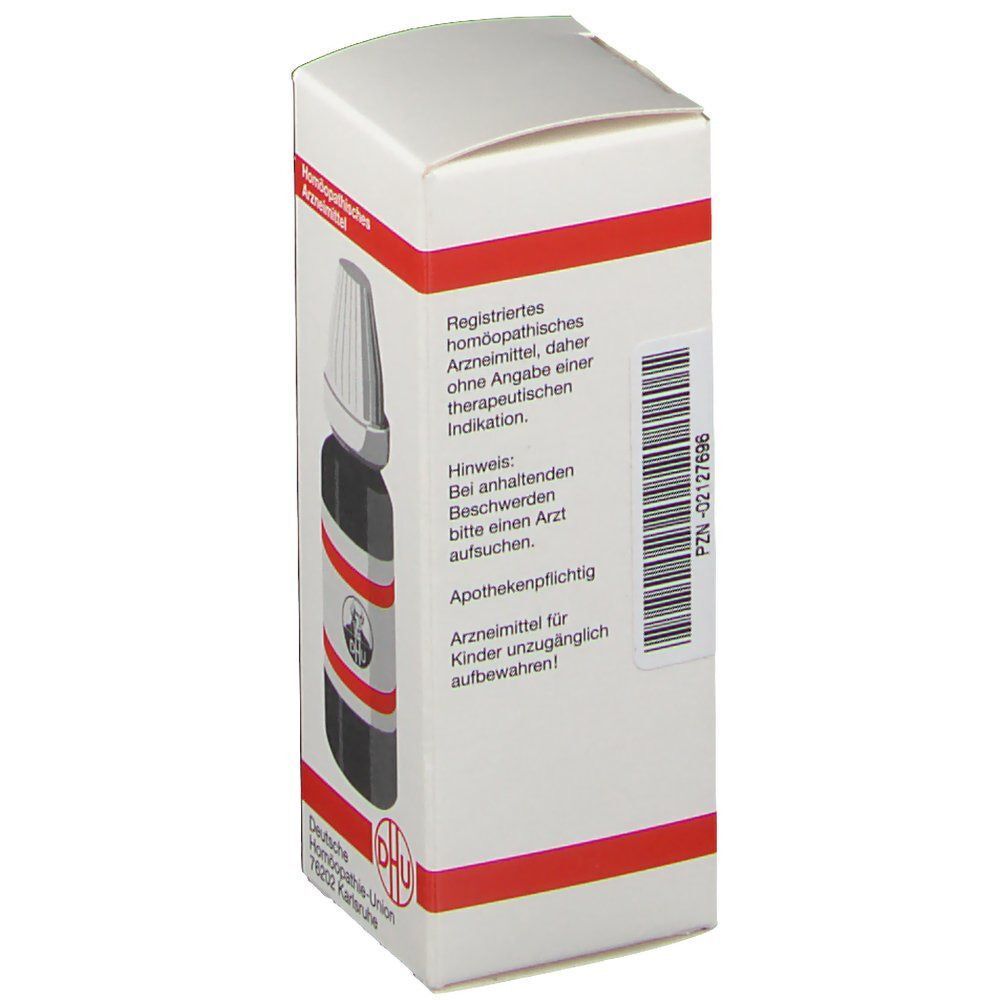 Rückseite einer Packung DHU Damiana Urtinktur mit Anwendungshinweisen und PZN.