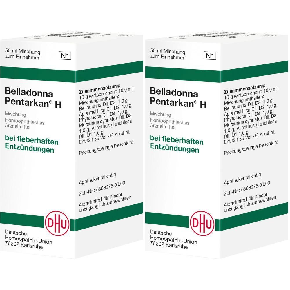 Belladonna Pentarkan H Mischung 2x 2x50 ml