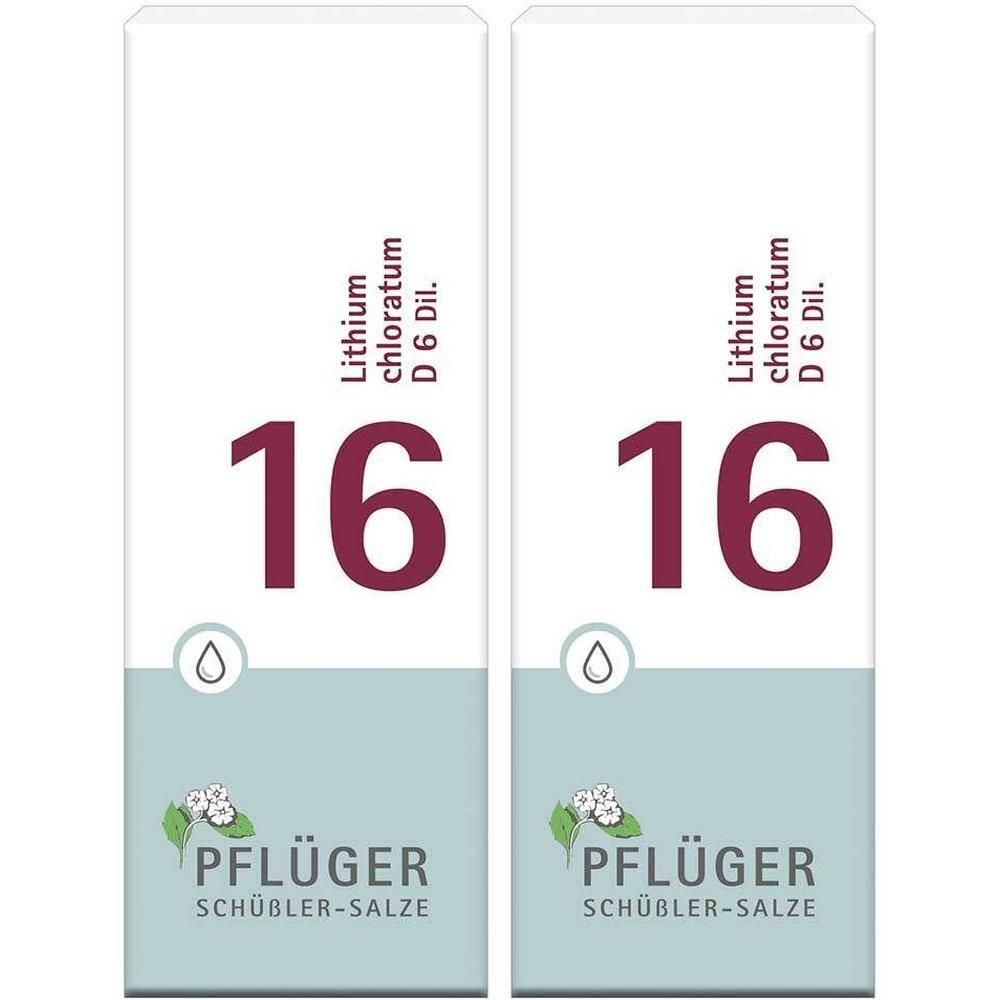 Biochemie Pflüger 16 Lithium chloratum D 6 Tropfen 2x 2x30 ml
