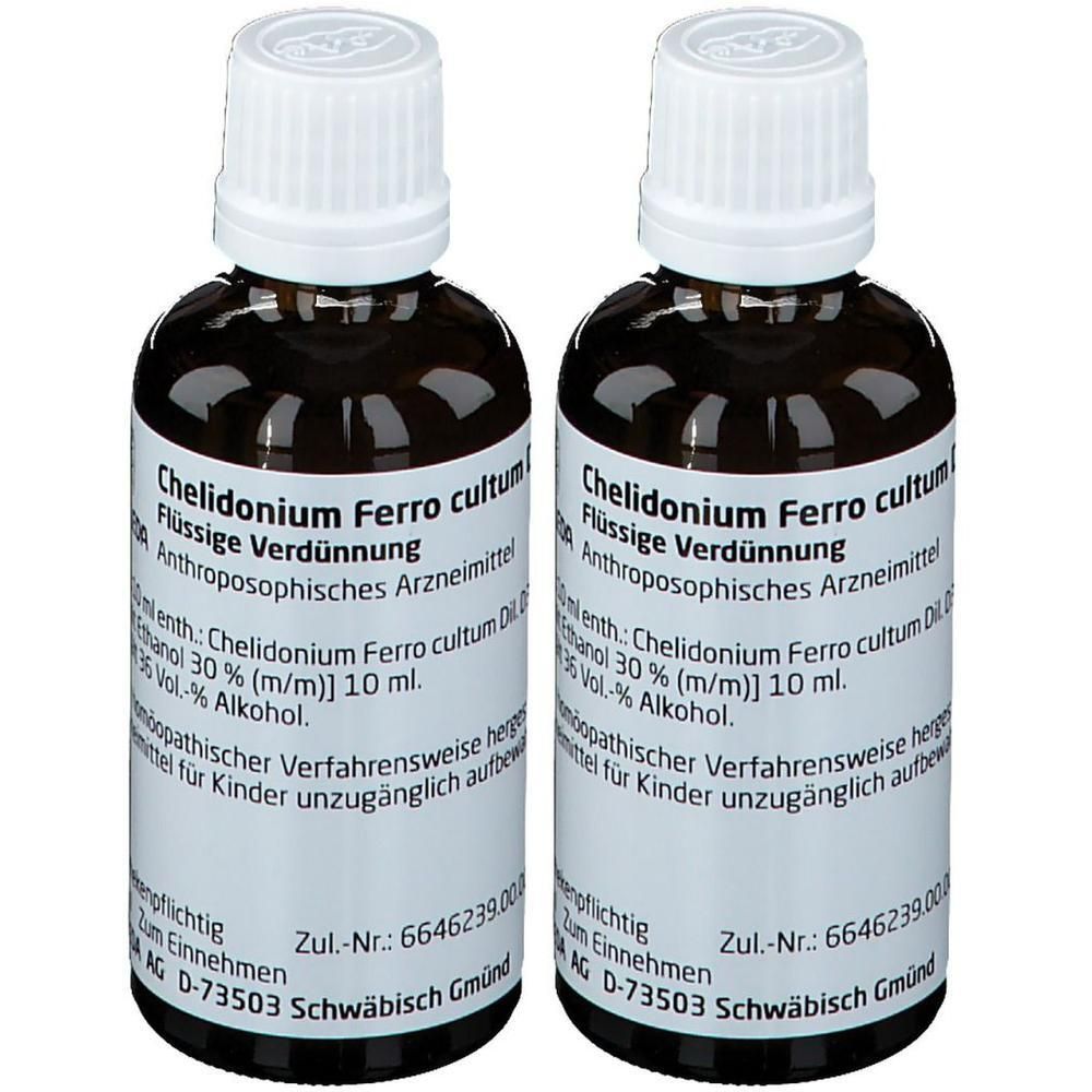 Chelidonium Ferro cultum D 3 Dilution 2x 2x50 ml