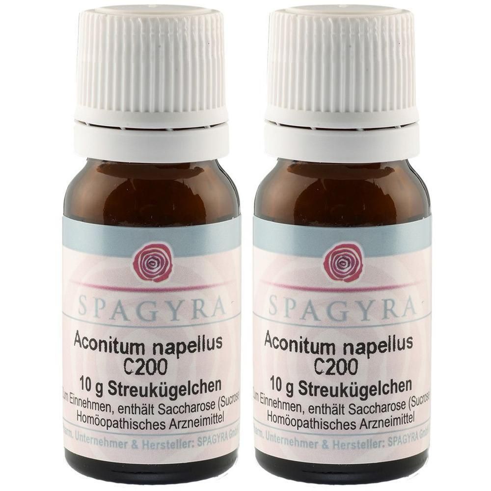 Aconitum Napellus C 200 Globuli 2x 2x10 g