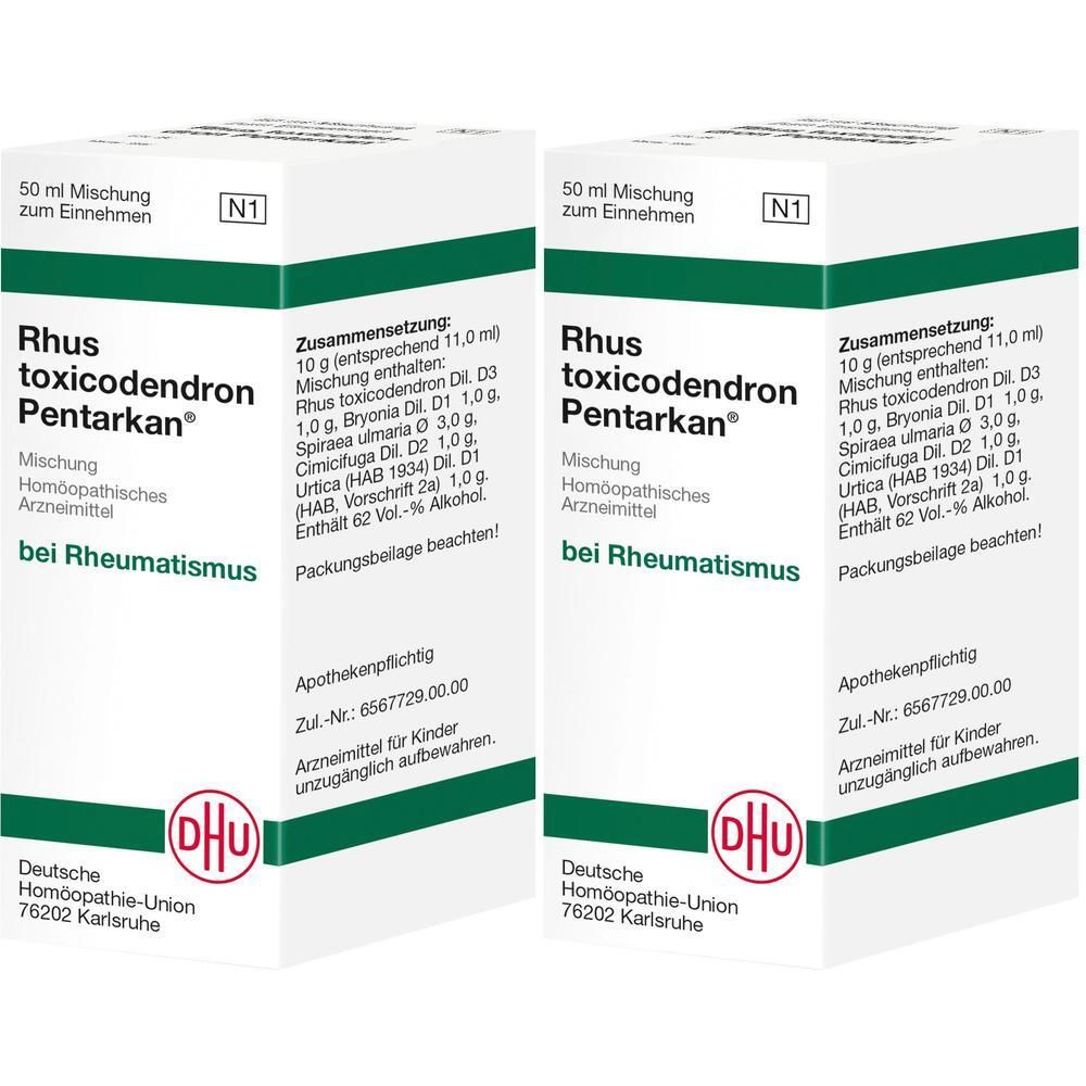 Rhus Toxicodendron Pentarkan Mischung 2x 2x50 ml