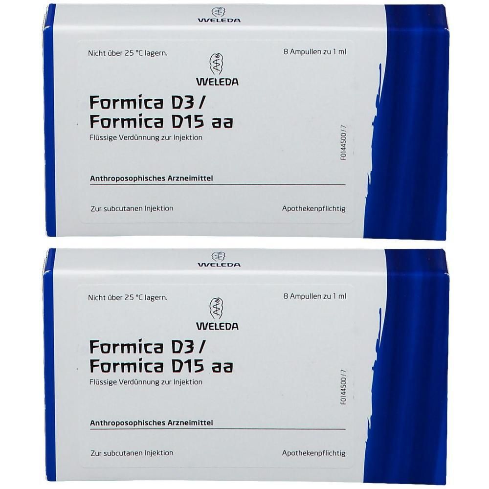 Formica D 3/Formica 15 aa Ampullen 2x 2x8x1 ml