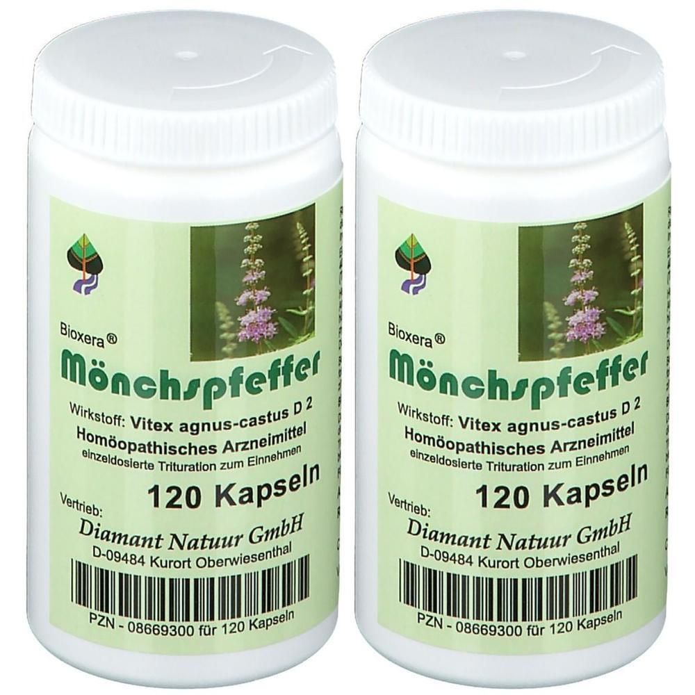 Mönchspfeffer Bioxera Kapseln 2x 2x120 St