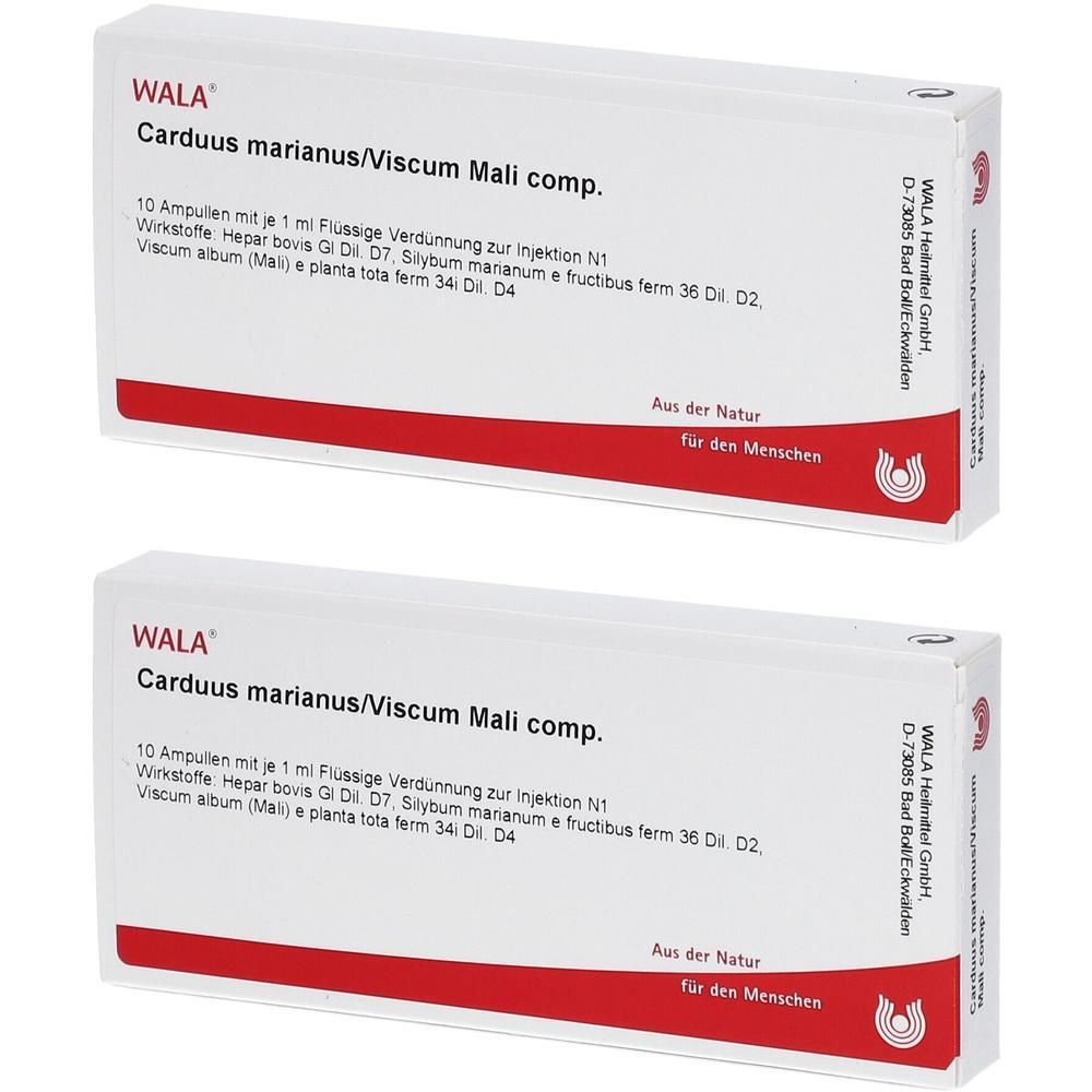 Carduus Marianus/Viscum mali comp.Ampullen 2x 2x10x1 ml Ampullen