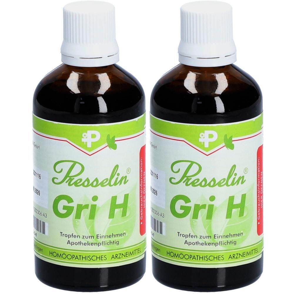 Presselin GRI H Tropfen zum Einnehmen 2x 2x100 ml