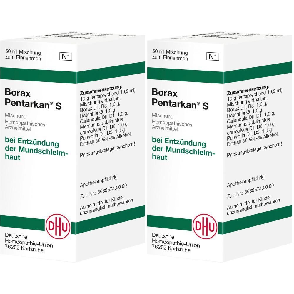 Borax Pentarkan S Mischung 2x 2x50 ml