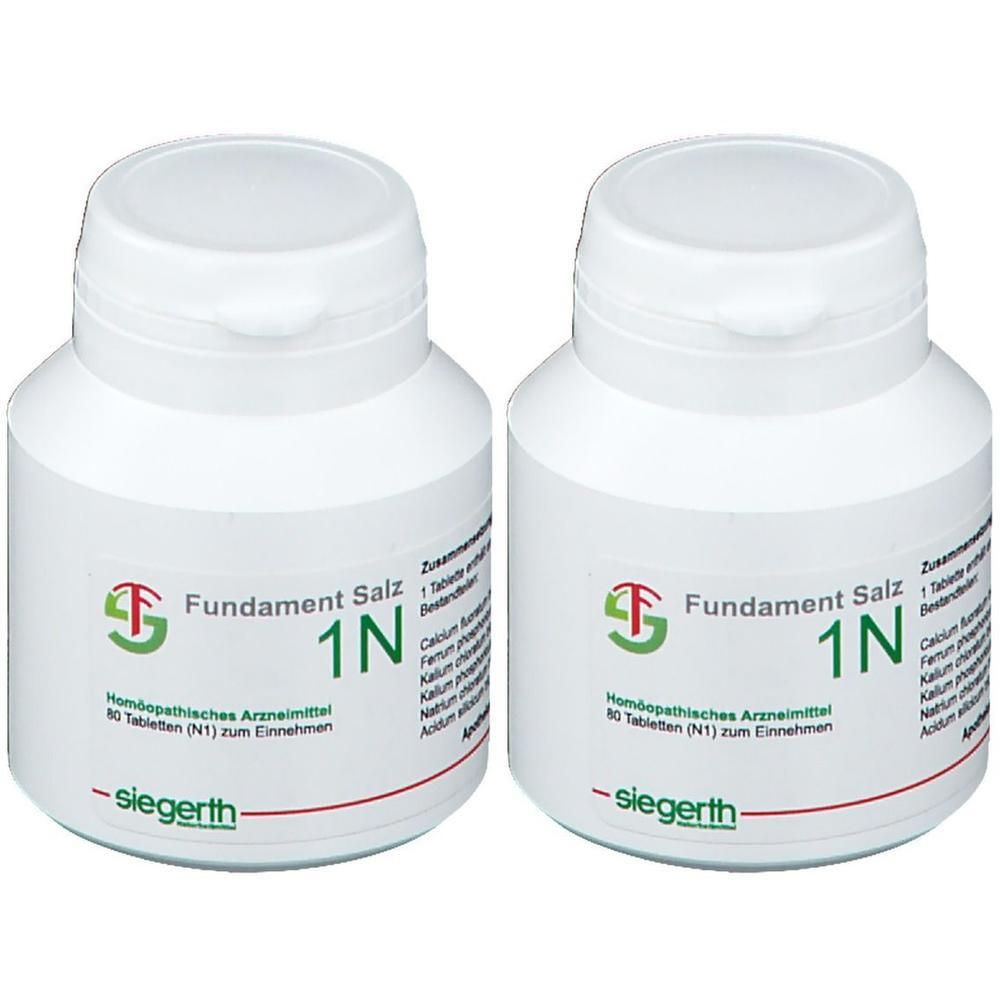 FUNDAMENT-Salz I N Tabletten 2x 2x80 St