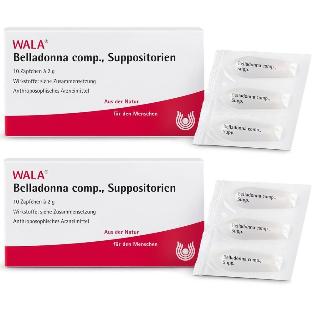 Belladonna COMP.Suppositorien 2x 2x10x2 g Suppositorien