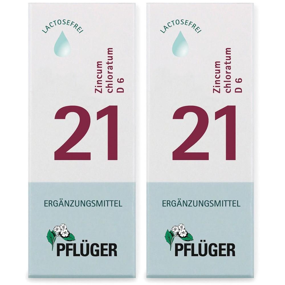 Biochemie Pflüger 21 Zincum chloratum D 6 Tropfen 2x 2x30 ml