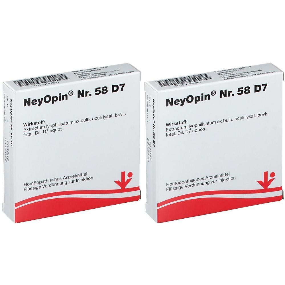 Neyopin Nr.58 D 7 Ampullen 2x 2x5x2 ml