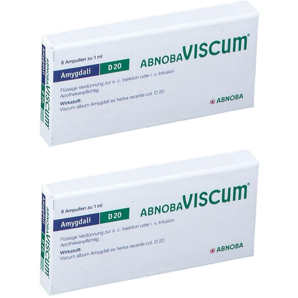 Abnobaviscum Amygdali D 20 Ampullen 2x 2x8 St