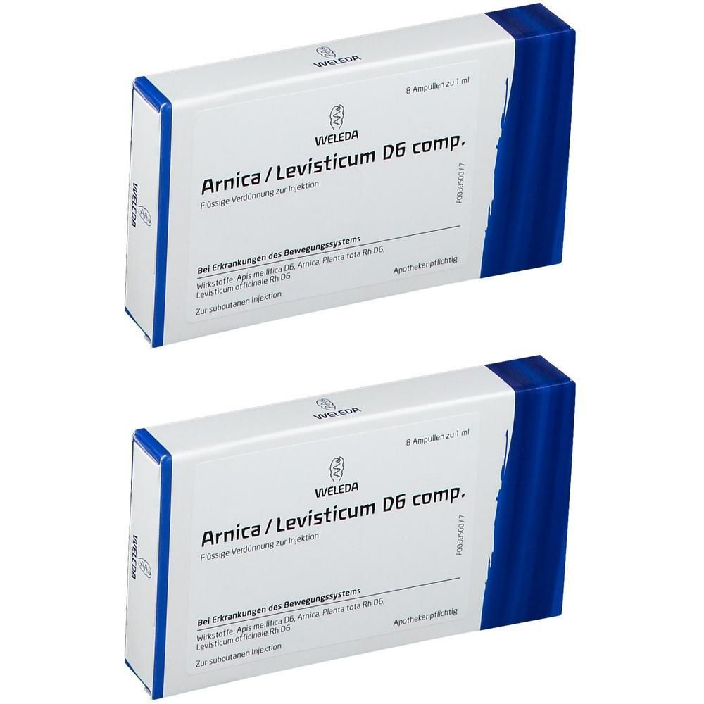 Arnica/Levisticum D 6 comp.Ampullen 2x 2x8x1 ml Ampullen