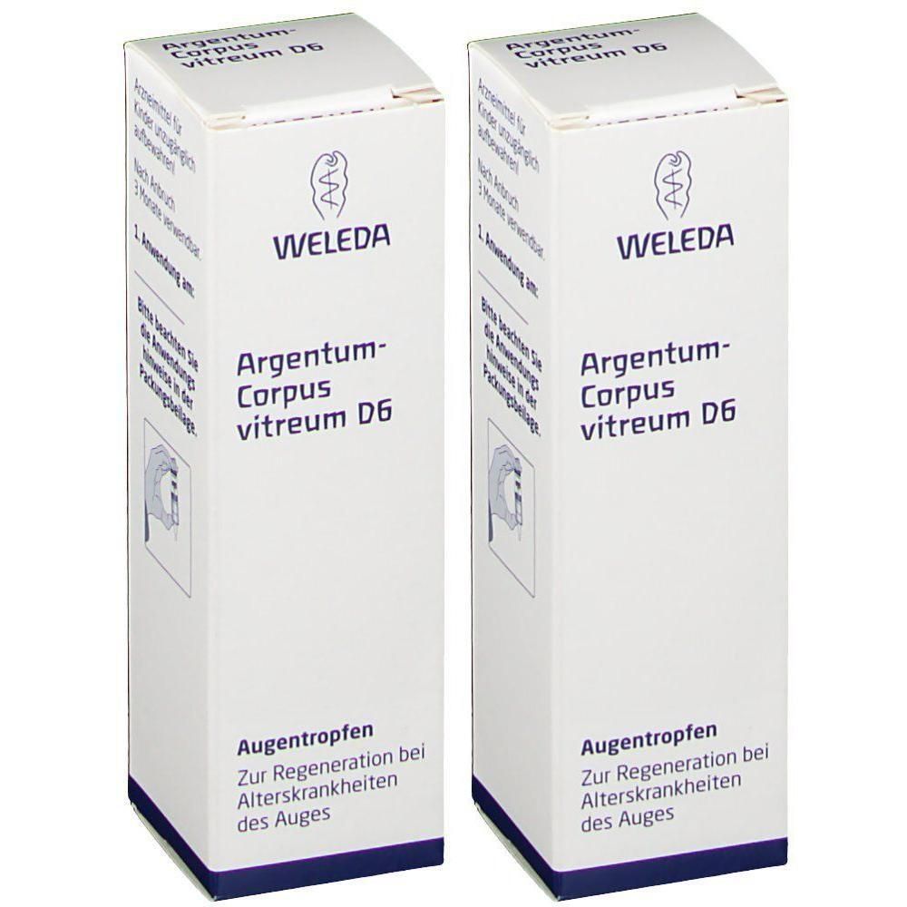 Argentum Corpus Vitreum D 6 Augentropfen 2x 2x10 ml