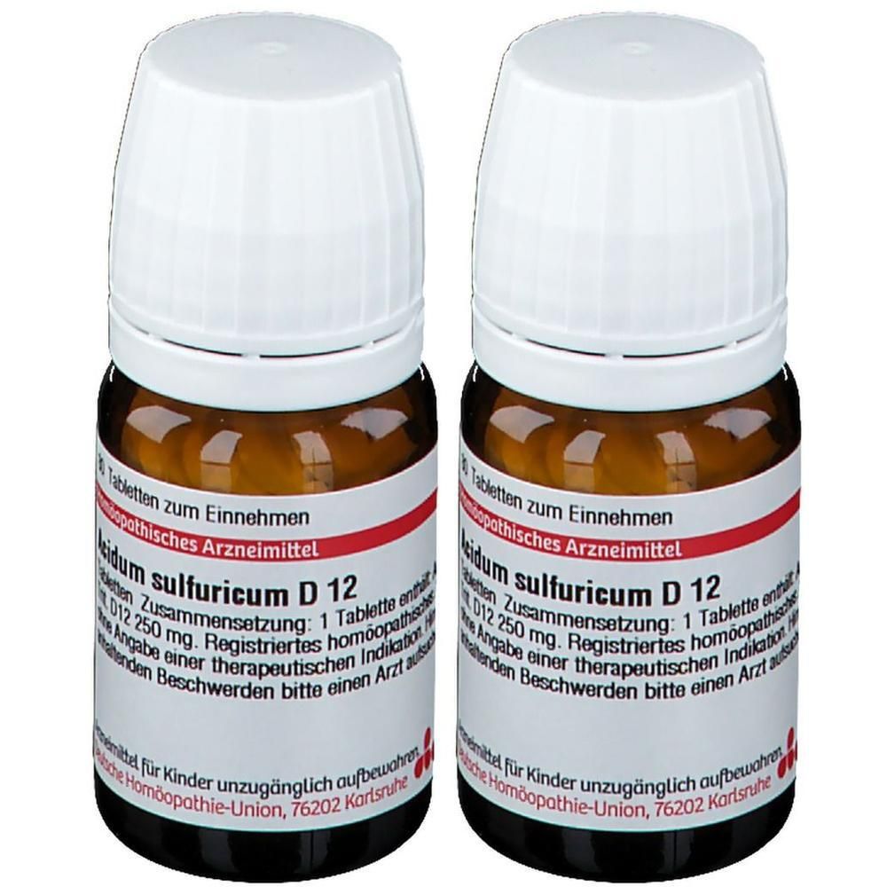 Acidum Sulfuricum D 12 Tabletten 2x 2x80 St