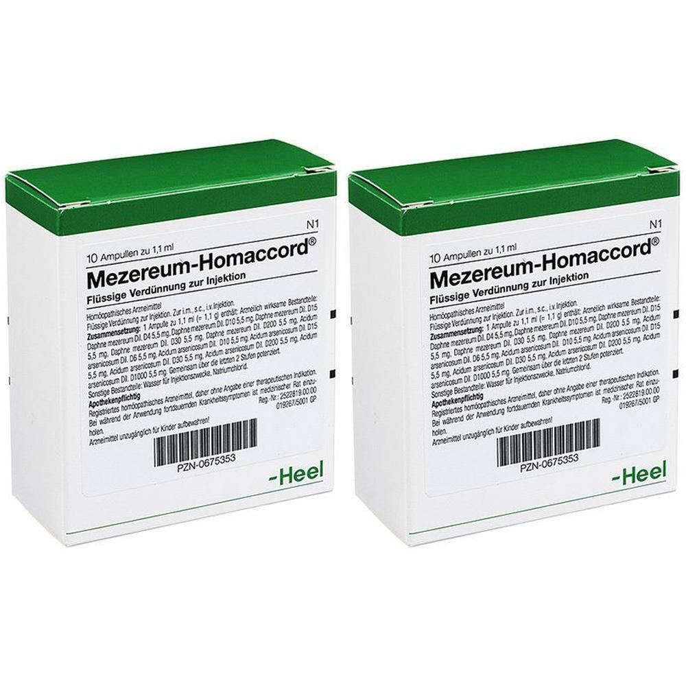 Mezereum Homaccord Ampullen 2x 2x10 St