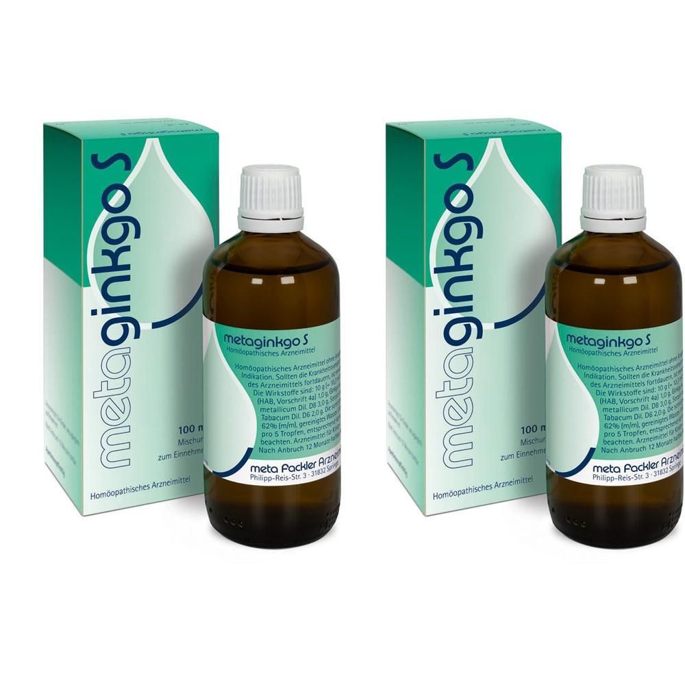 Metaginkgo S Mischung 2x 2x100 ml