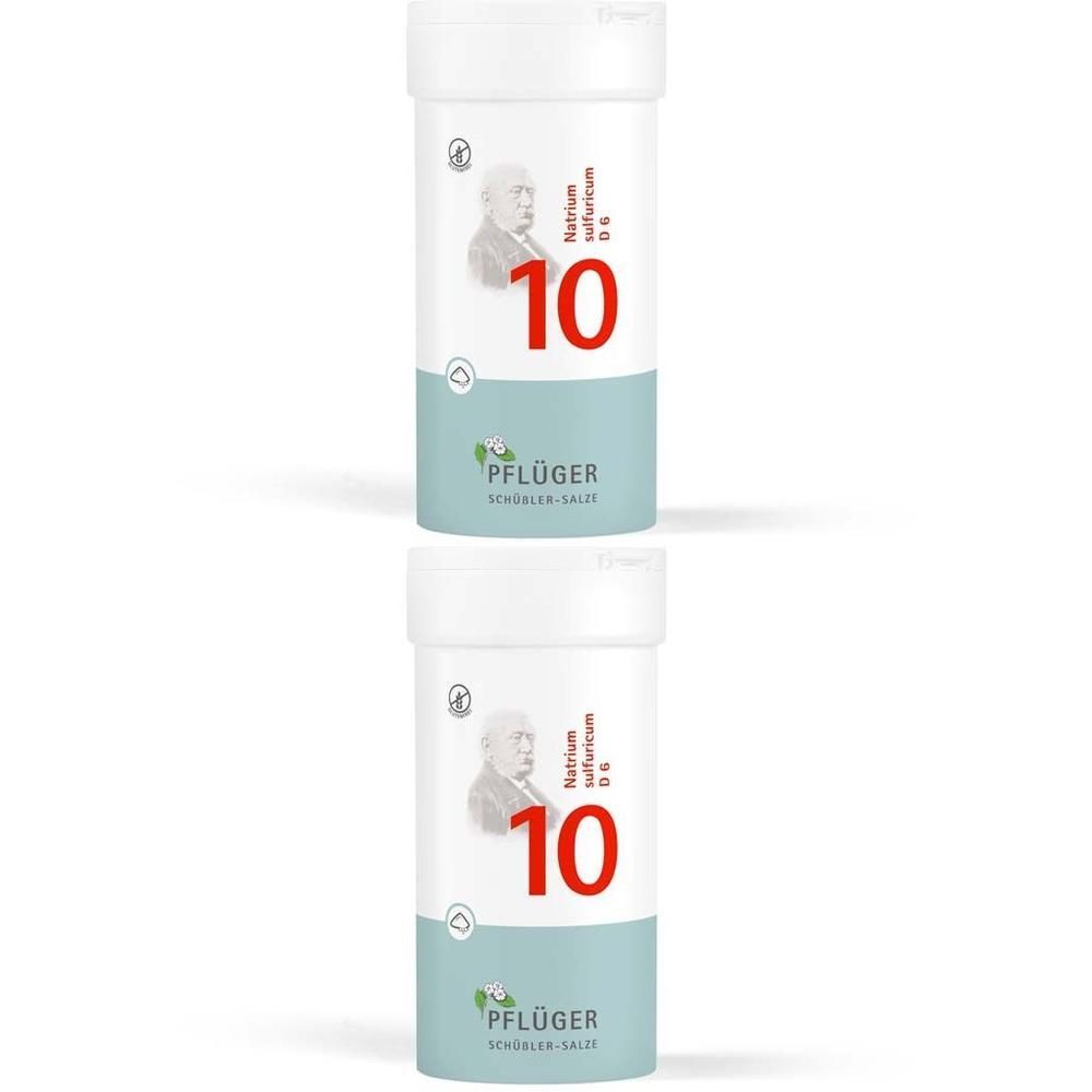Biochemie Pflüger 10 Natrium sulfuricum D 6 Pulver 2x 2x100 g