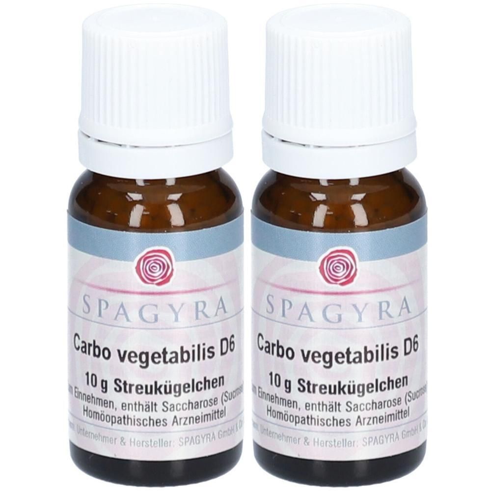 Carbo Vegetabilis D 6 Globuli 2x 2x10 g
