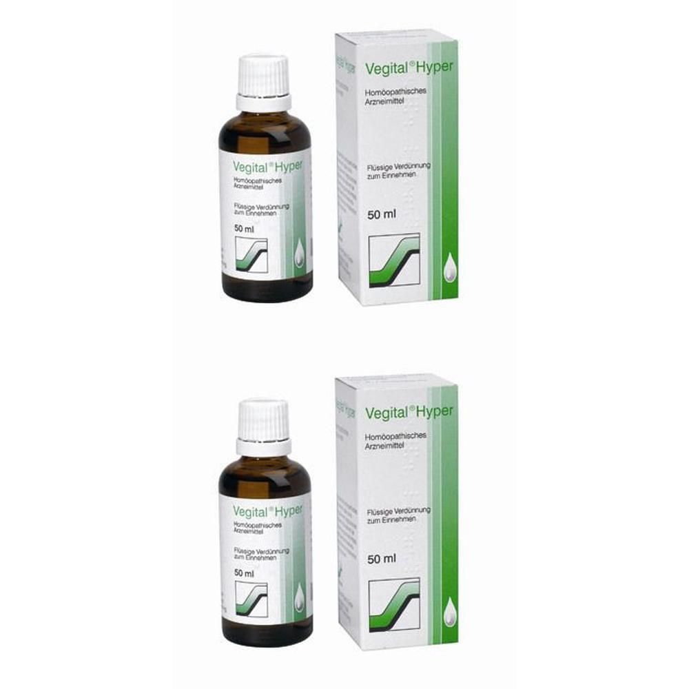 Vegital Hyper Tropfen 2x 2x50 ml