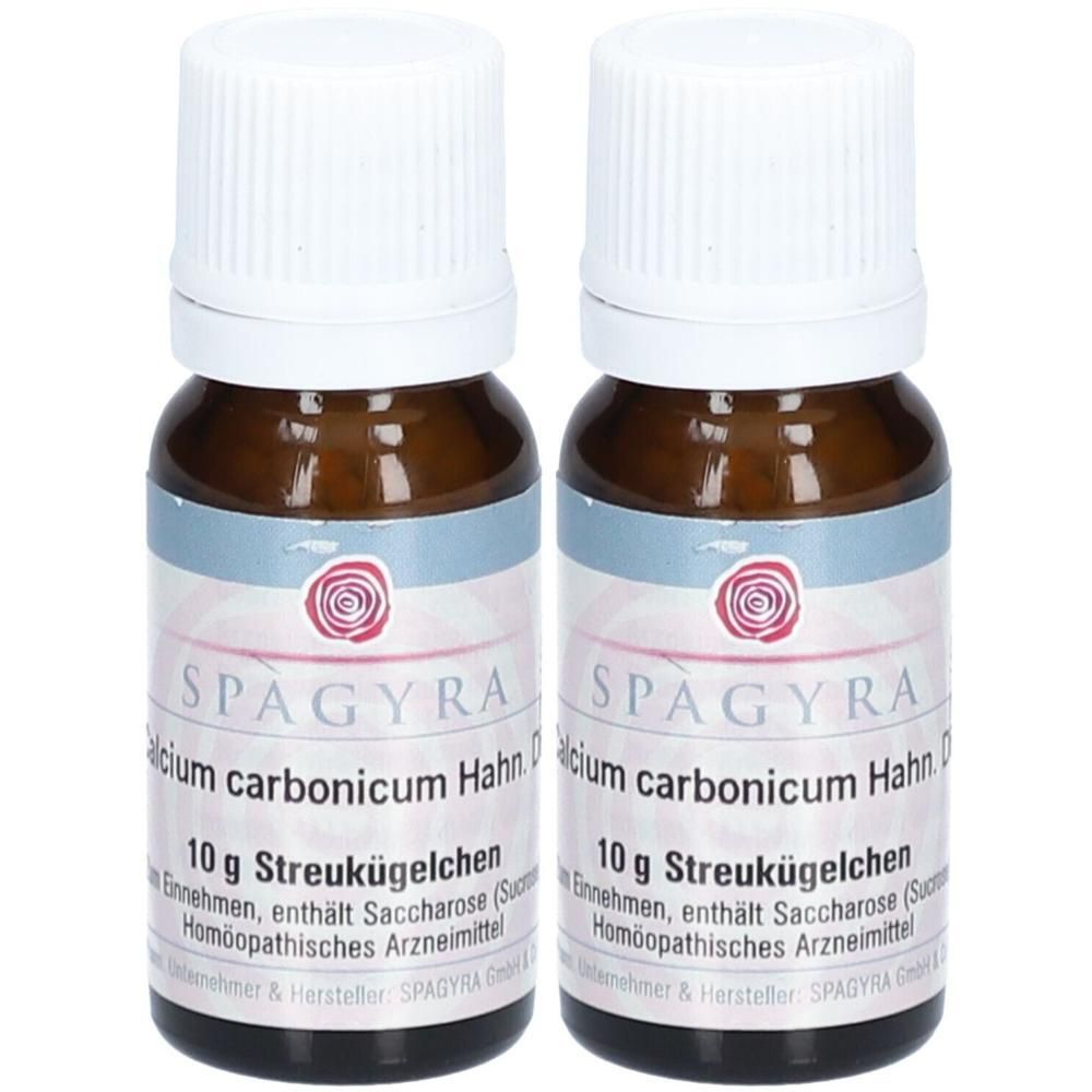 Calcium Carbonicum Hahnemanni D 6 Globuli 2x 2x10 g