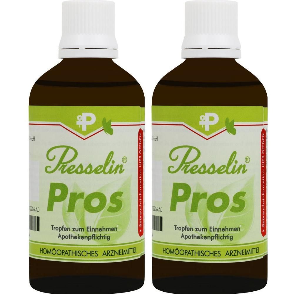 Presselin Pros Tropfen zum Einnehmen 2x 2x100 ml