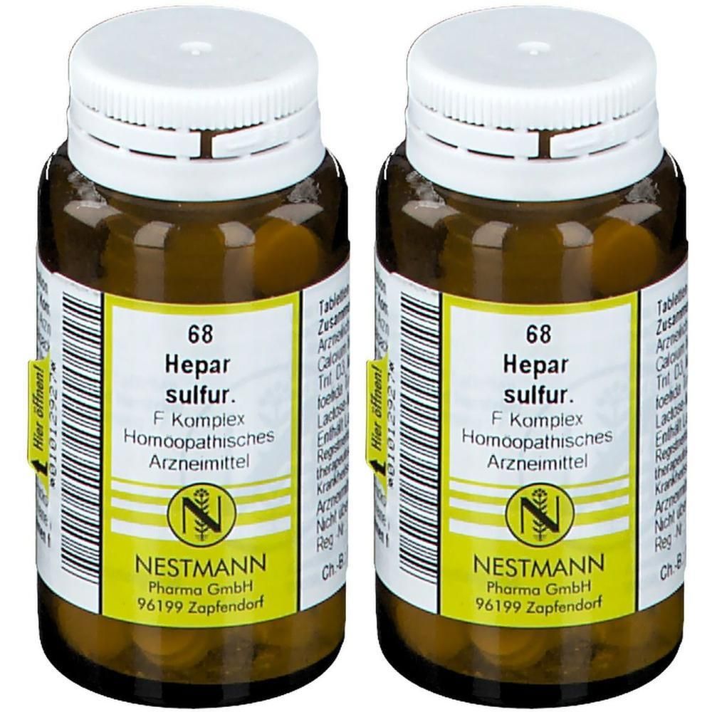 Hepar Sulfuris F Komplex Nr.68 Tabletten 2x 2x120 St