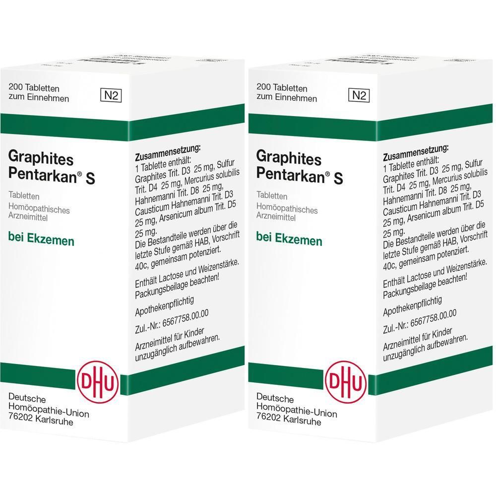 Graphites Pentarkan S Tabletten 2x 2x200 St