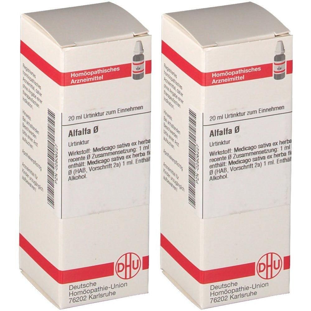 Alfalfa Urtinktur 2x 2x20 ml Dilution