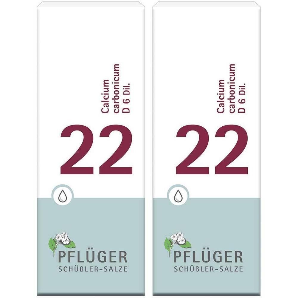 Biochemie Pflüger 22 Calcium carbonicum D 6 Tropf. 2x 2x30 ml Tropfen
