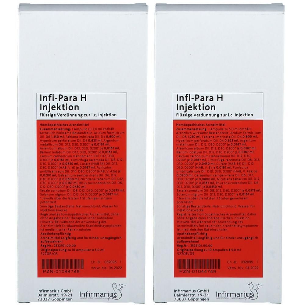 Infi Para H Injektion Ampullen 2x 2x10 St