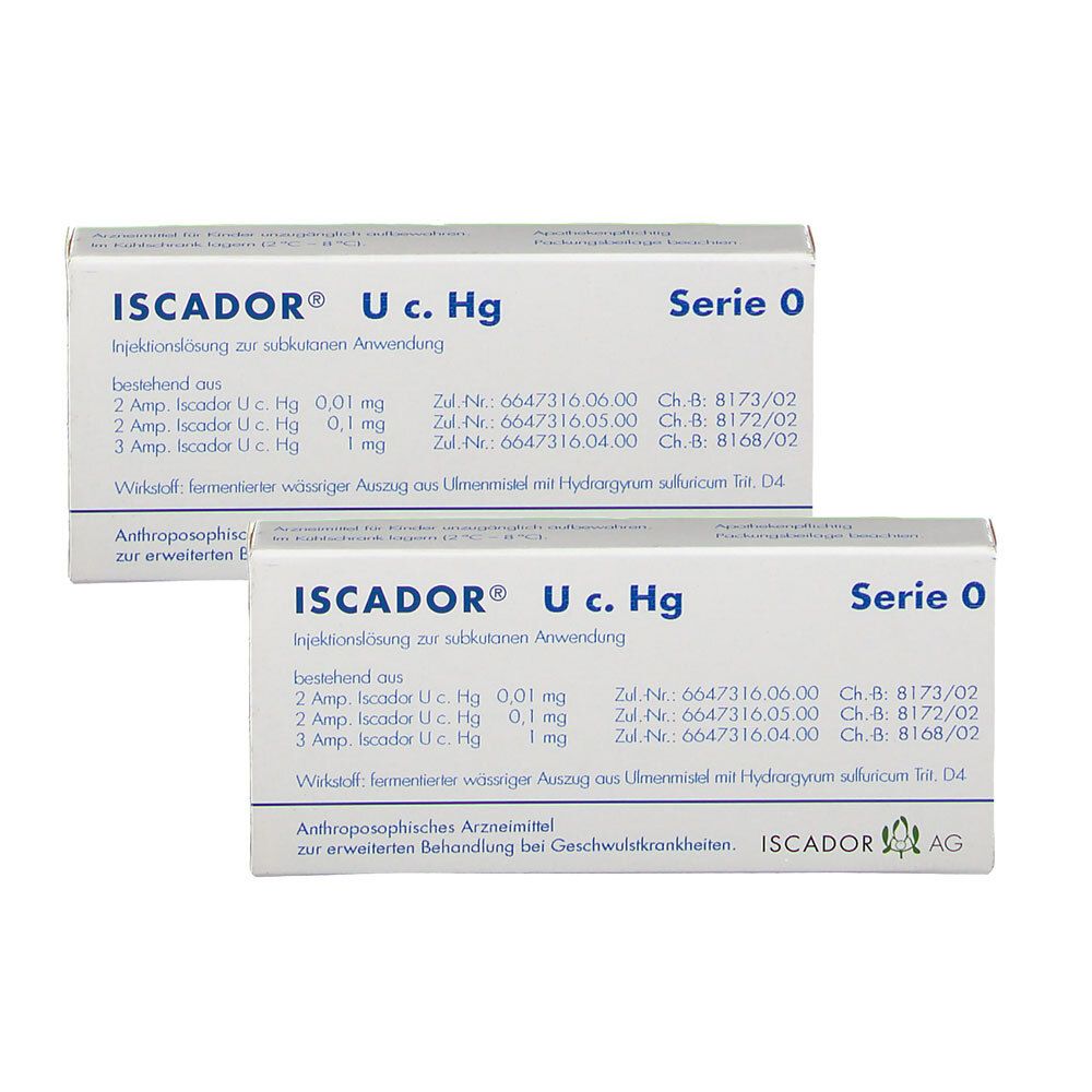 Iscador U c.Hg Serie 0 Injektionslösung 2x 2x7x1 ml