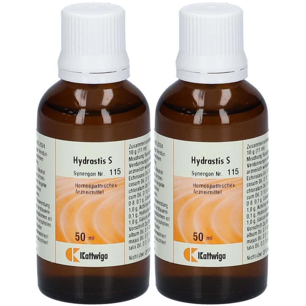 Synergon Komplex 115 Hydrastis S Tropfen 2x 2x50 ml