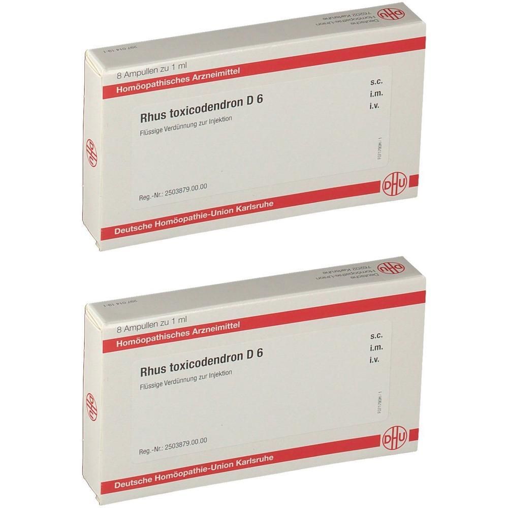 Rhus Toxicodendron D 6 Ampullen 2x 2x8x1 ml