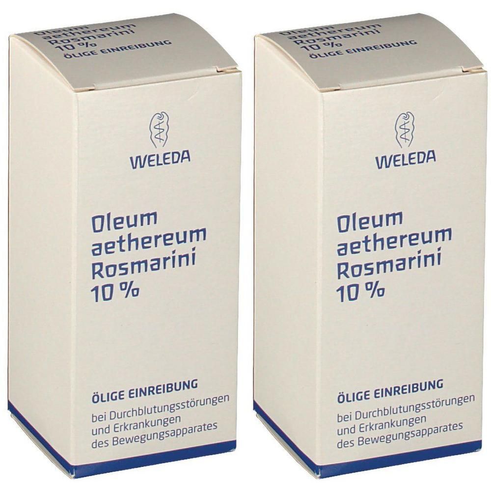 Oleum Aethereum rosmarini 10% 2x 2x50 ml Ätherisches Öl