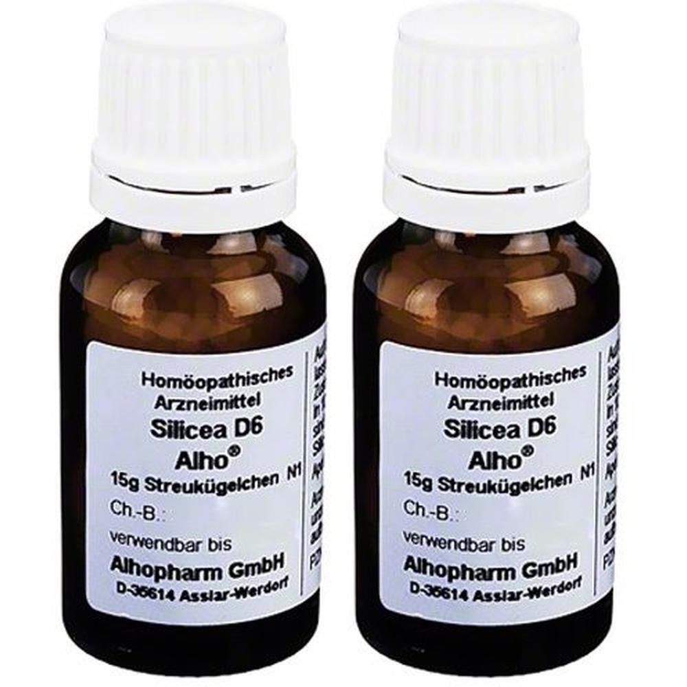 Silicea D 6 Globuli 2x 2x15 g