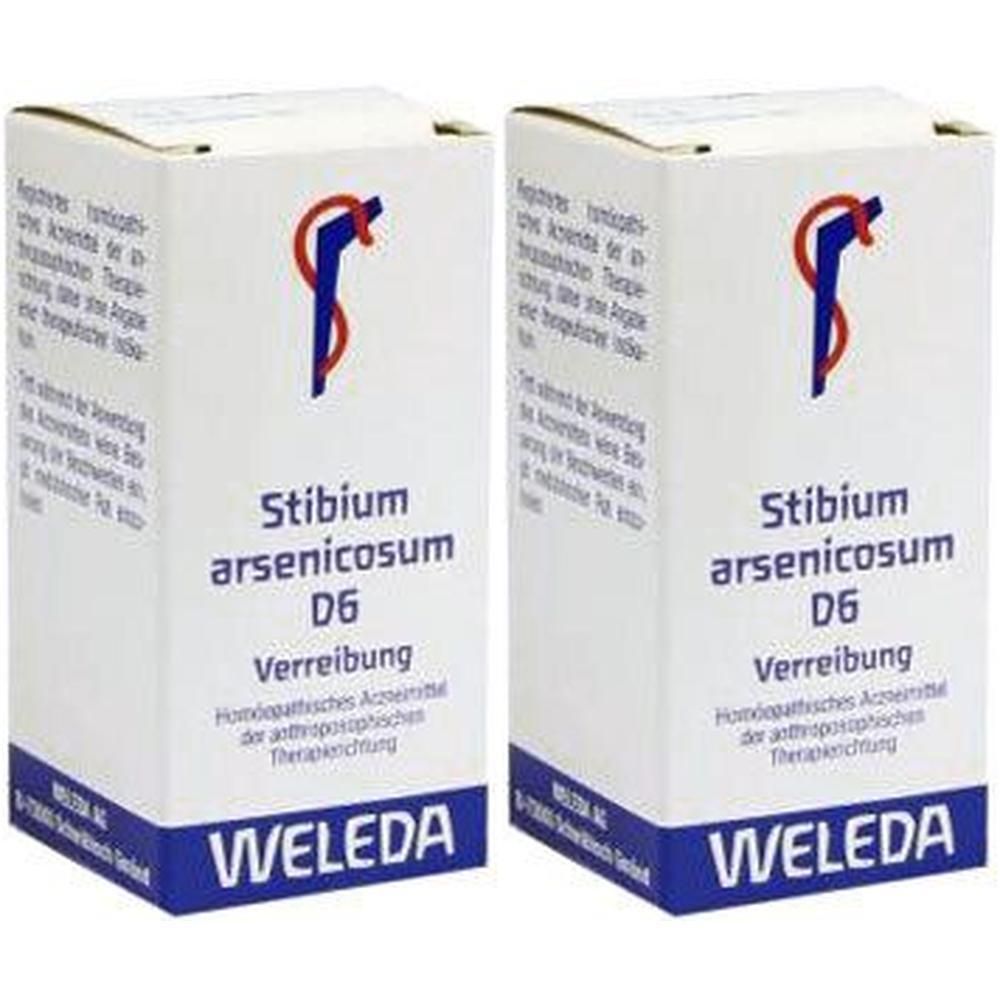 Stibium Arsenicosum D 6 Trituration 2x 2x20 g